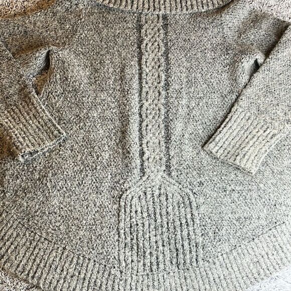 ANTHROPOLOGIE M Angel of the North Wool Blend Nubby Cowl Neck Sweater - Picture 10 of 15